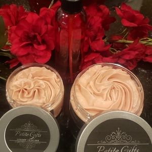 Body butter and facial mist
